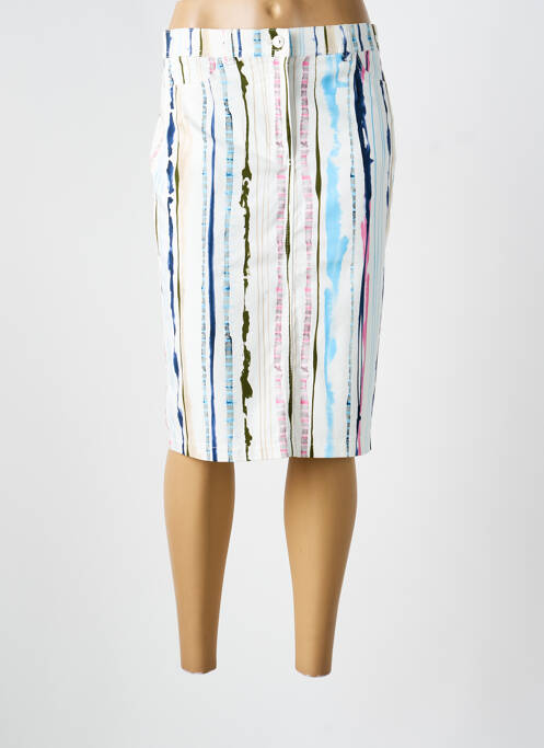 Jupe mi-longue blanc GERRY WEBER femme