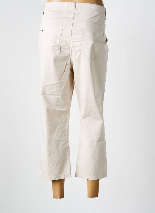 Pantalon 7/8 beige STREET ONE femme