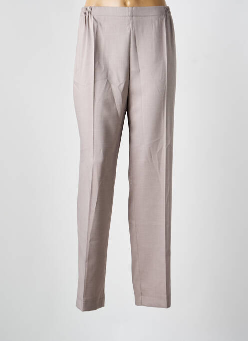 Pantalon droit marron GEVANA femme