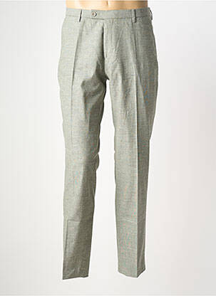 Pantalon slim tissage chiné taille normale vert CLUB OF GENTS homme