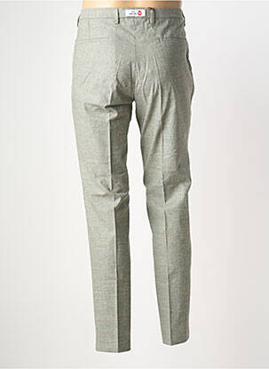 Pantalon slim tissage chiné taille normale vert CLUB OF GENTS homme