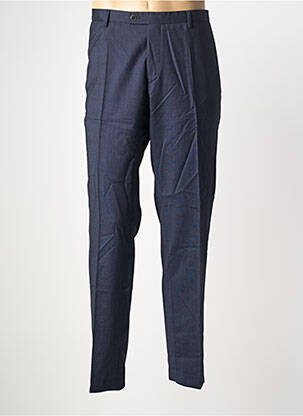 Pantalon slim tissage chiné taille normale bleu CLUB OF GENTS homme