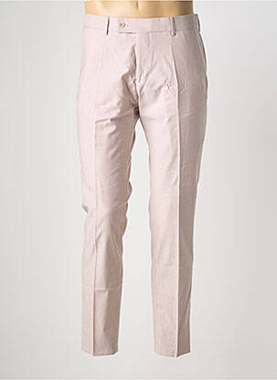 Pantalon slim tissage chiné taille normale rose CLUB OF GENTS homme