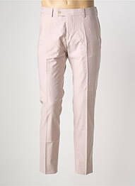 Pantalon slim tissage chiné taille normale rose CLUB OF GENTS homme