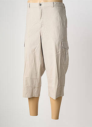 Pantacourt taille élastique taille normale beige LUIGI MORINI homme