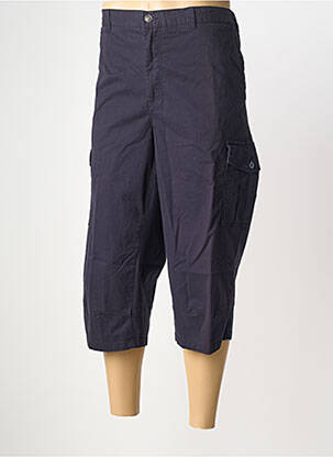 Pantacourt taille élastique taille normale bleu LUIGI MORINI homme