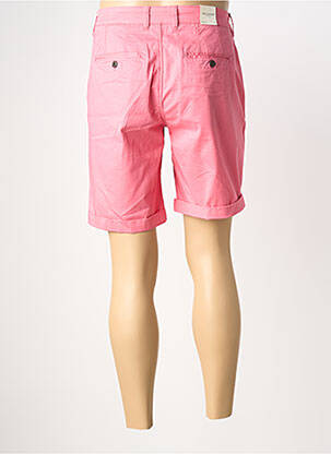 Bermuda tissage popeline taille normale rose SELECTED homme