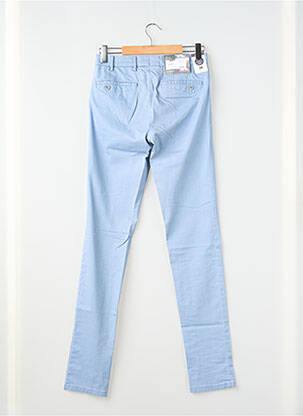 Pantalon chino bio taille normale bleu MEYER homme
