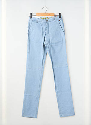 Pantalon chino bio taille normale bleu MEYER homme