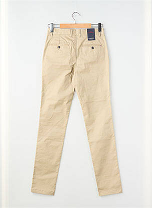Pantalon chino tissage chiné taille normale beige CAMBRIDGE homme