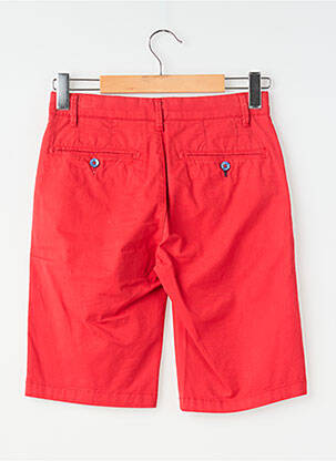 Bermuda stretch taille normale rouge EMYLE homme