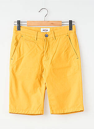 Bermuda stretch taille normale jaune EMYLE homme