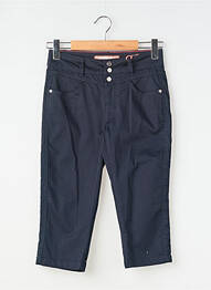 Corsaire tissage popeline taille normale bleu STREET ONE femme