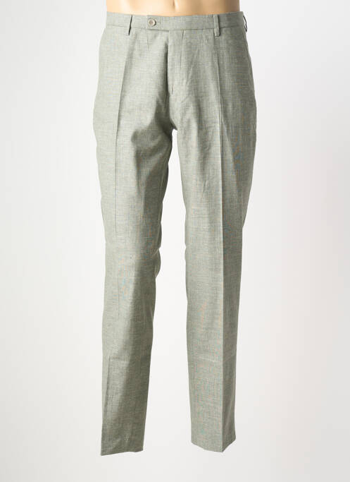 Pantalon slim tissage chiné taille normale vert CLUB OF GENTS homme