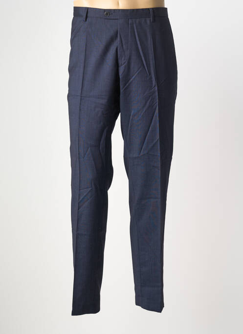 Pantalon slim tissage chiné taille normale bleu CLUB OF GENTS homme