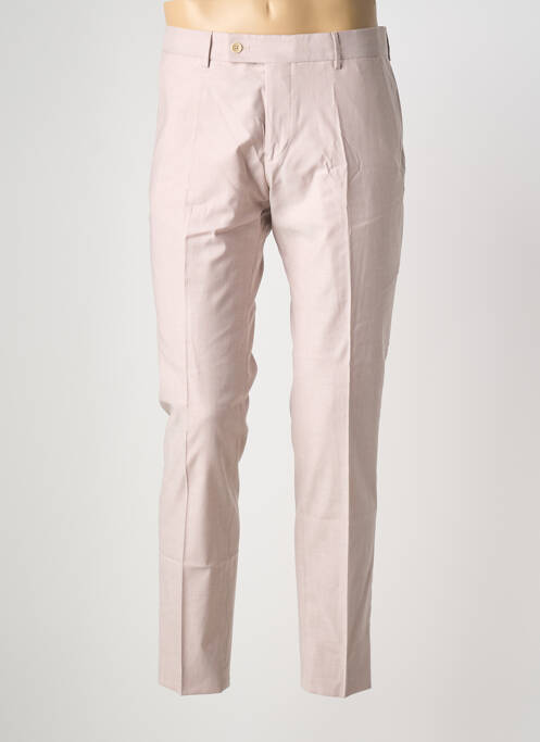Pantalon slim tissage chiné taille normale rose CLUB OF GENTS homme
