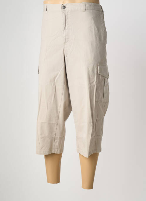 Pantacourt taille élastique taille normale beige LUIGI MORINI homme