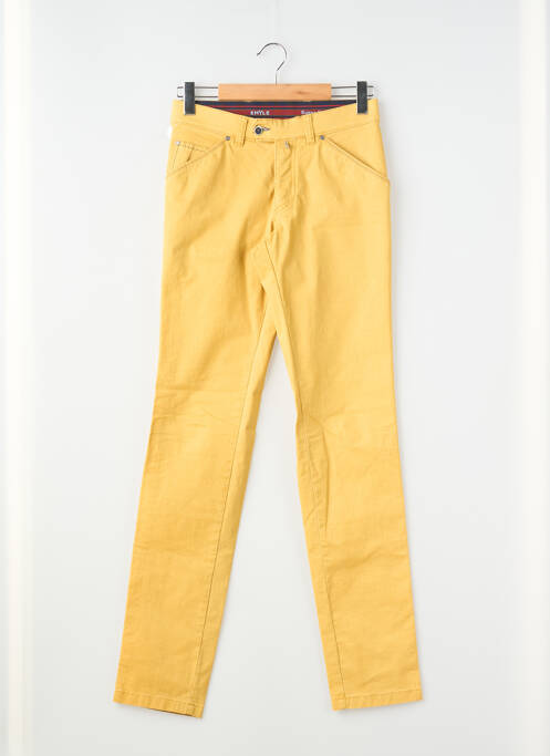Pantalon chino tissage popeline taille normale jaune EMYLE homme