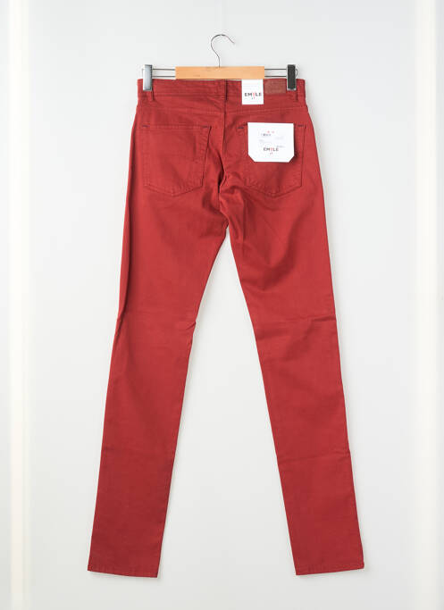 Pantalon slim stretch taille normale orange EMYLE homme
