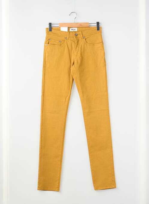 Pantalon slim stretch taille normale jaune EMYLE homme