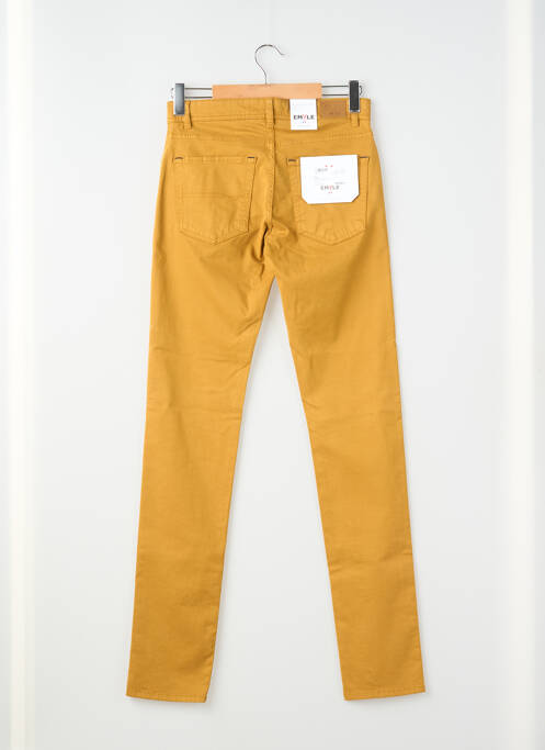 Pantalon slim stretch taille normale jaune EMYLE homme