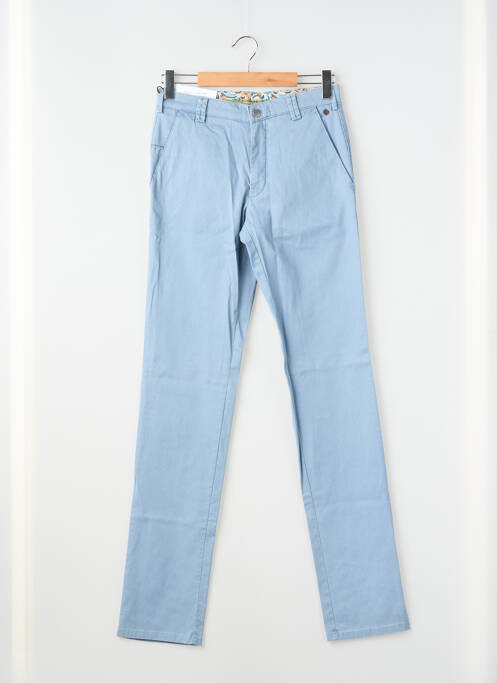 Pantalon chino bleu MEYER homme