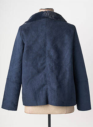 Manteau court poches sans capuche bleu TREND BY CAPTAIN TORTUE femme