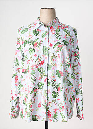 Chemisier coupe cintrée manches longues vert GERRY WEBER femme