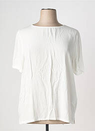 Top stretch manches courtes blanc STREET ONE femme