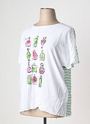 T-shirt imprimé fantaisie manches courtes vert GERRY WEBER femme