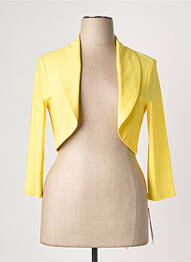 Boléro tissage crêpe jaune FRANK LYMAN femme