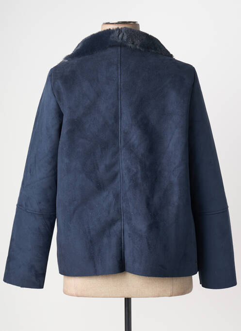 Manteau court poches sans capuche bleu TREND BY CAPTAIN TORTUE femme
