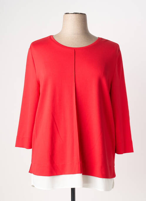 Tunique manches longues tissage crêpe rouge GERRY WEBER femme