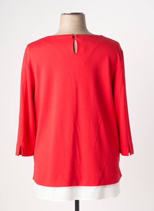 Tunique manches longues tissage crêpe rouge GERRY WEBER femme