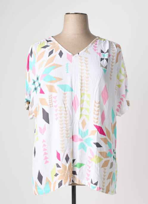 Blouse manches courtes manches courtes blanc WHITE STUFF femme