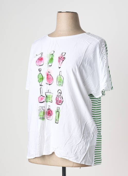 T-shirt imprimé fantaisie manches courtes vert GERRY WEBER femme