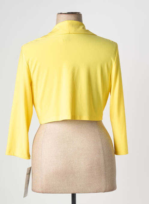 Boléro tissage crêpe jaune FRANK LYMAN femme