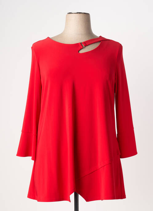 Tunique manches longues rouge JOSEPH RIBKOFF femme