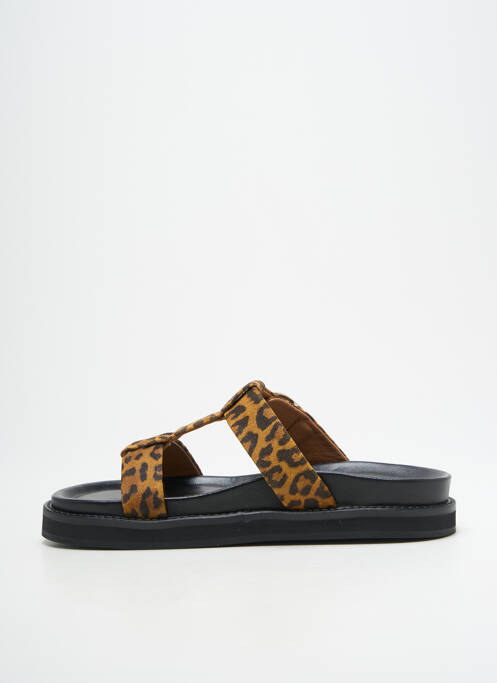 Mules/sabots voute plantaire talon plat jusqu'à 3cm marron BOBBIES femme