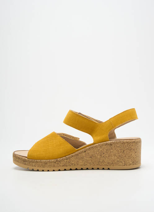 Sandales/Nu pieds jaune MOBILS femme