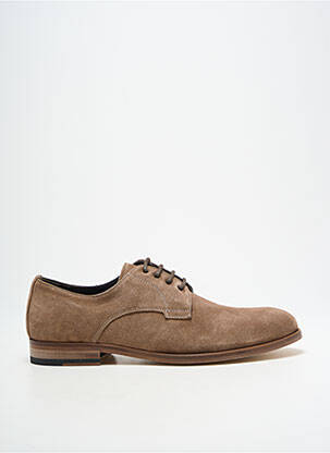 Derbies nubuck talon bas marron TERRACCIANO homme