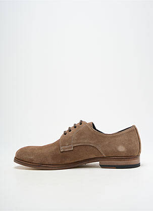 Derbies nubuck talon bas marron TERRACCIANO homme