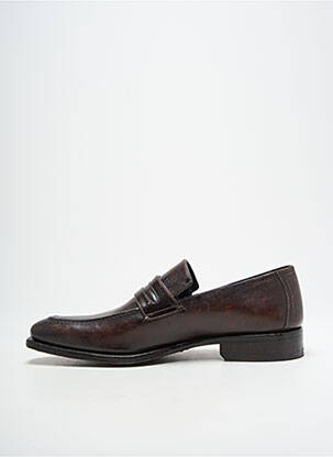Mocassins bout pointu talon bas marron TERRACCIANO homme