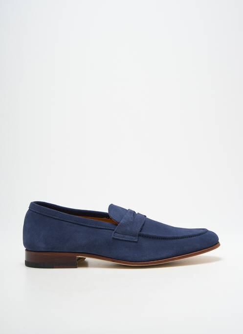 Mocassins talon bas talon bas bleu ATELIER TH VOISIN SENLIS homme