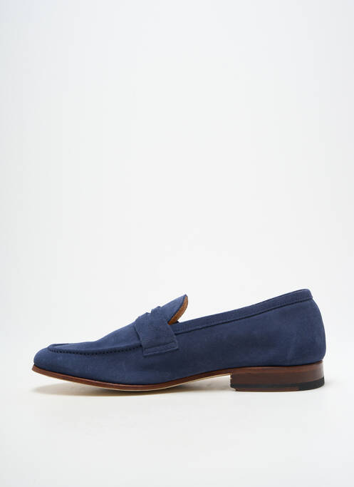 Mocassins talon bas talon bas bleu ATELIER TH VOISIN SENLIS homme