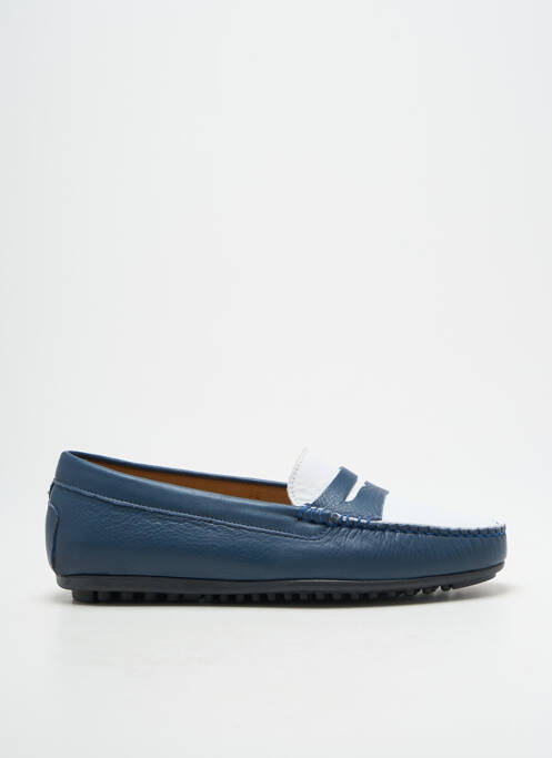 Mocassins bleu MASTRO DOMENICO femme