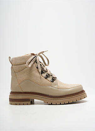 Bottines/boots talon bas talon plat jusqu'à 3cm beige COTEMER femme