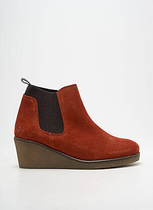Bottines/Boots orange COTEMER femme