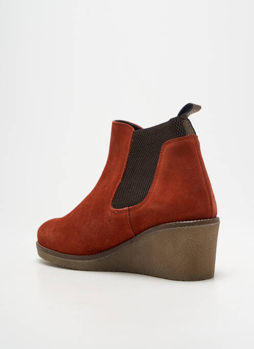 Bottines/Boots orange COTEMER femme