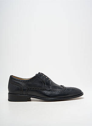 Derbies tissage satiné talon bas noir ANATOMIC PRIME homme